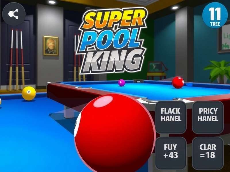 Super Pool King Game Screenshot